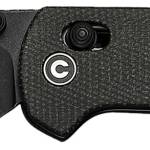 Civivi Knives C23073B-1 Yonder  2.88" Folding Spey Point Plain Black Stonewashed 14C28N Steel Blade, Dark Green Canvas Micarta Handle