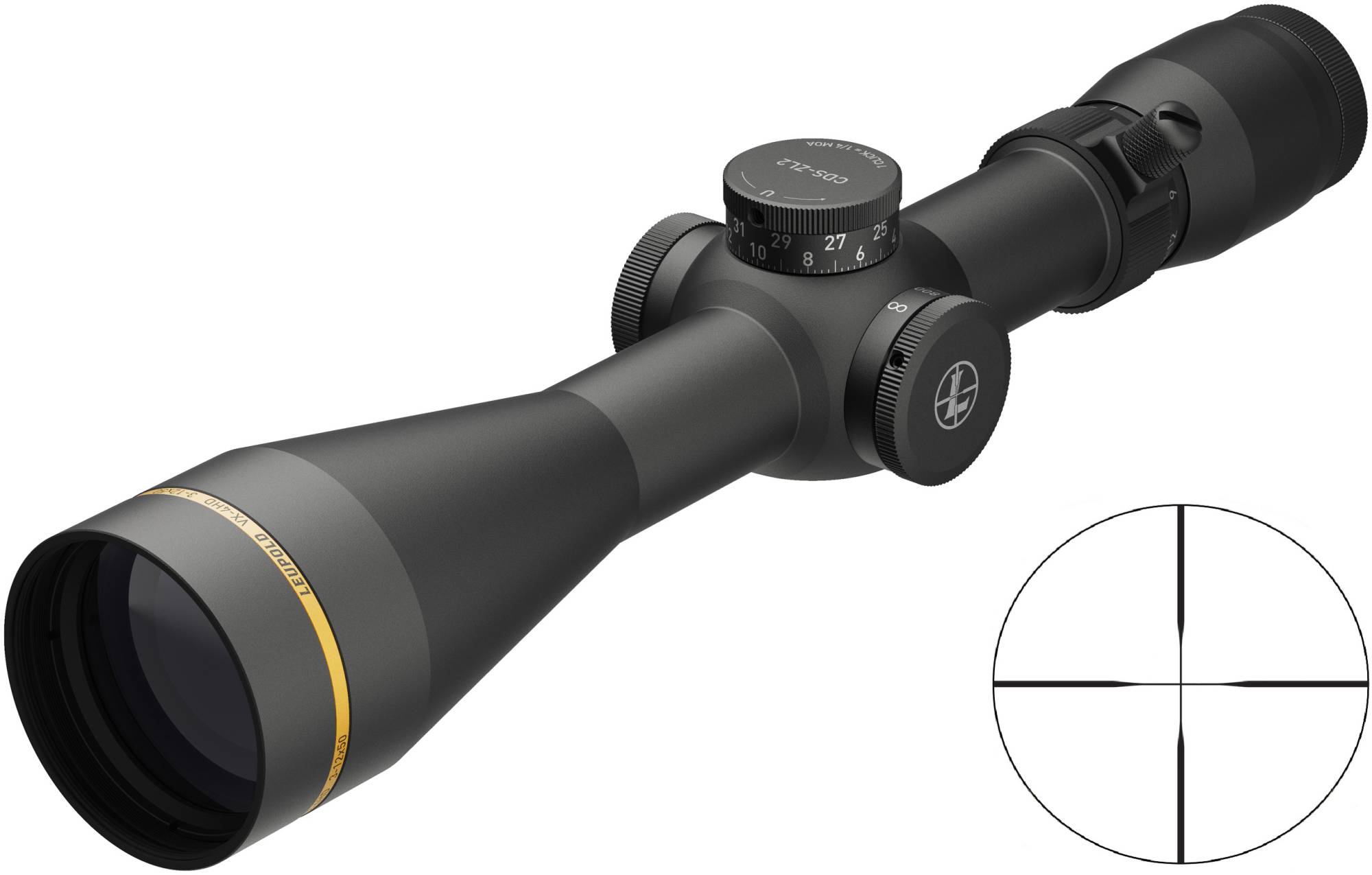 LEUPOLD VX-4HD 3-12X50 30MM CDS SF DPX