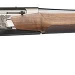 Browning 039009229 BAR MK4 Medallion 300 Win Mag 3+1 24" Polished Blued Fluted Barrel, Satin Nickel Engraved Aluminum Alloy Drilled & Tapped Receiver, Grade III Turkish Walnut Adj Shim Stock