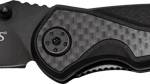 CAMILLUS MACHINE FOLDING KNIFE - 2.78" SS BLADE CARBON FIBER BL