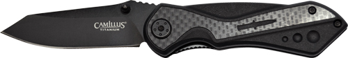 CAMILLUS MACHINE FOLDING KNIFE - 2.78" SS BLADE CARBON FIBER BL