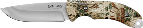 CAMILLUS MASK FIXED BLADE - 4" SS DROP POINT BLADE CAMO