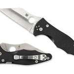 Spyderco C85GP2 Yojimbo 2  3.20" Folding Wharncliffe Plain Satin CPM S30V SS Blade/ Black Textured G10 Handle Includes Pocket Clip