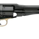 Taylors & Company 550773 Remington Conversion Uberti 38 Special 6 Shot 7.38" Blued Octagon Barrel, Cylinder & Steel Frame, Walnut Grip, Manual Safety, Exposed Hammer