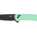 CRKT Q COMPACT 3.05" PLAIN EDGE AQUA