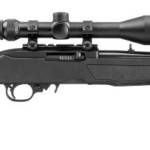RUGER 10/22 22LR 16.4" THREAD - BLACK POLYMER STOCK W/SCOPE