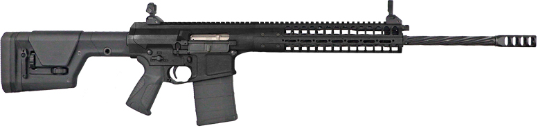 LWRC REPR MKII SC 7.62X51 NATO - 20" SPIRAL FLUTED 20RD BLACK