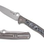 SPYDERCO SLYM STONEWASH TI 3.42" GRY