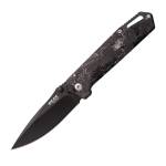 Bear & Son Brisk 3.0 Medium Folding Knife 2-7/8" Drop Point Blade Midnight Camo