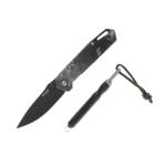 Bear & Son Edge Folding Knife 3-1/2" Drop Point Blade Truetimber Midnight Camo