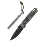 Bear & Son Edge Folding Knife 3" Drop Point Blade Truetimber Strata