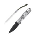 Bear & Son Edge Folding Knife 3" Drop Point Blade Truetimber White Viper