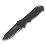 Bear & Son Blackhawk Point Man Sideliner Folding Knife 3-3/8" Drop Point Blade Black