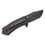Smith & Wesson 24/7 Spring Assisted Folding Knife 1-9/10" Clip Point Blade Black Box