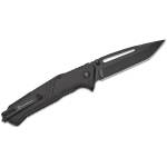 Smith & Wesson Extreme Ops Folding Knife 3-1/2" Tanto Blade Black with Glass Breaker Box