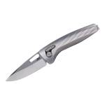SOG Knives One-Zero XR Folding Knife 3-1/10" Drop Point Blade Silver Black Box