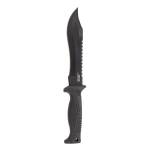 SOG Knives Pinnacle Bowie Fixed Knife 7-1/2" Clip Point Blade Black