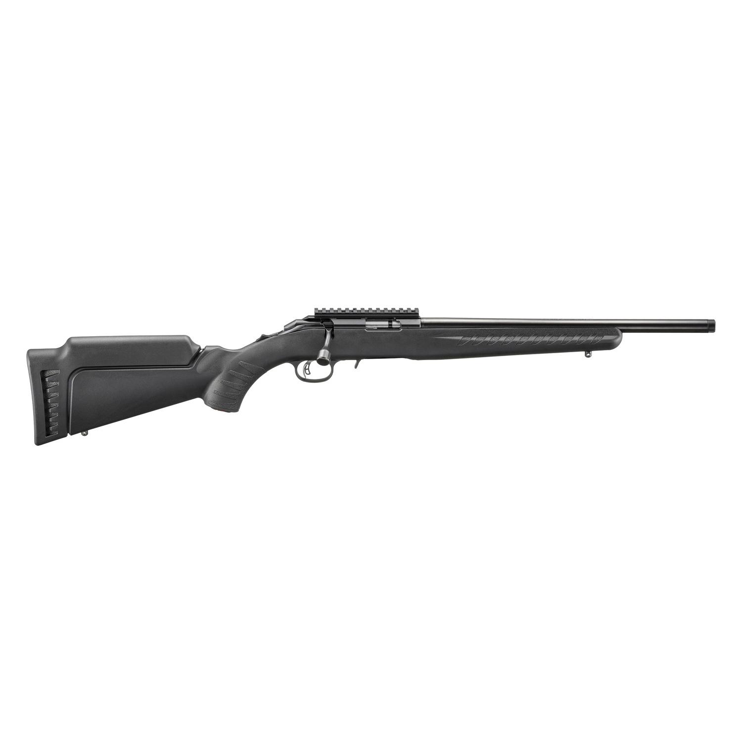 Ruger American Rimfire Rifle .22 LR 10rd Magazine(1) 16.1" Threaded Barrel Black Synthetic Stock