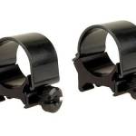 Weaver Detachable Top Mount Aluminum Scope Rings 1" Medium - Black