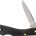 CASE KNIVES LIGHTWEIGHT BLACK - SYNTHETIC SMOOTH MINI BLK HORN