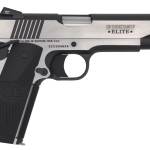 Colt Mfg O1070CE 1911 Combat Elite Government 45 ACP 5" 8+1 Overall Two-Tone Elite Finish Stainless Steel Frame & Slide with Half Checkered & Scalloped Black G10 Grip & Night Sights