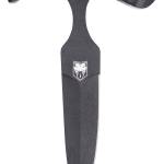 CobraTec Knives FG10PD Folding Push Dagger  2.88" Folding Dagger Plain Black D2 Steel Blade, 4.06" Black Textured G10 Scales Handle