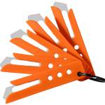 Hogue 35884 Expel Blade Guard Orange Nylon Includes 5 #60 High Carbon Steel Blade, 5 Guards & 1 Key Ring