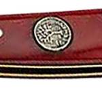 Boker 110844 Pen Knife Traditional Pen/Spear Plain D2 Steel Blade Smooth Red Bone Handle