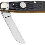 Boker 110856 Stockman Traditional Large Clip Point/Sheepsfoot/Spey Plain D2 Steel Blade Black Jigged Bone Handle