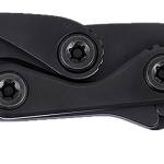 CRKT 4050K Provoke EDC EDC 2.47" Folding Black Oxide Plain Satin D2 Steel Blade, Black Aluminum Handle