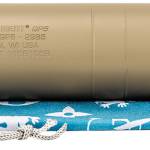 Griffin Armament GAGP5FDE-W GP5 Direct Thread Suppressor 5.56mm 1.50" FDE 17-4 PH Stainless Steel 1/2"x28