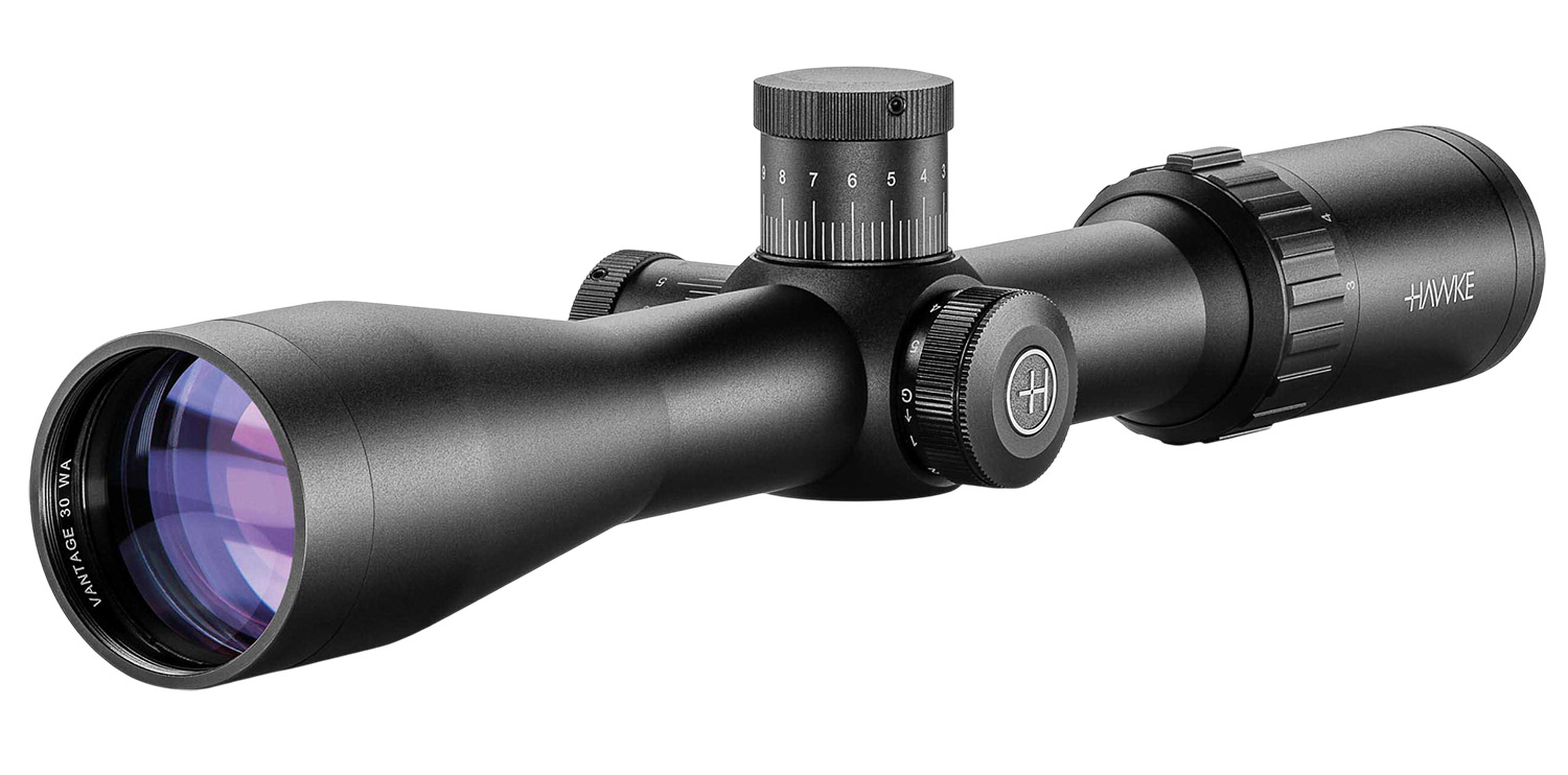 Hawke Sport Optics 14277 Vantage 30 Riflescope Black 3-9x42mm 30mm Tube Illuminated Red/Green .223/.308 Marksman Reticle