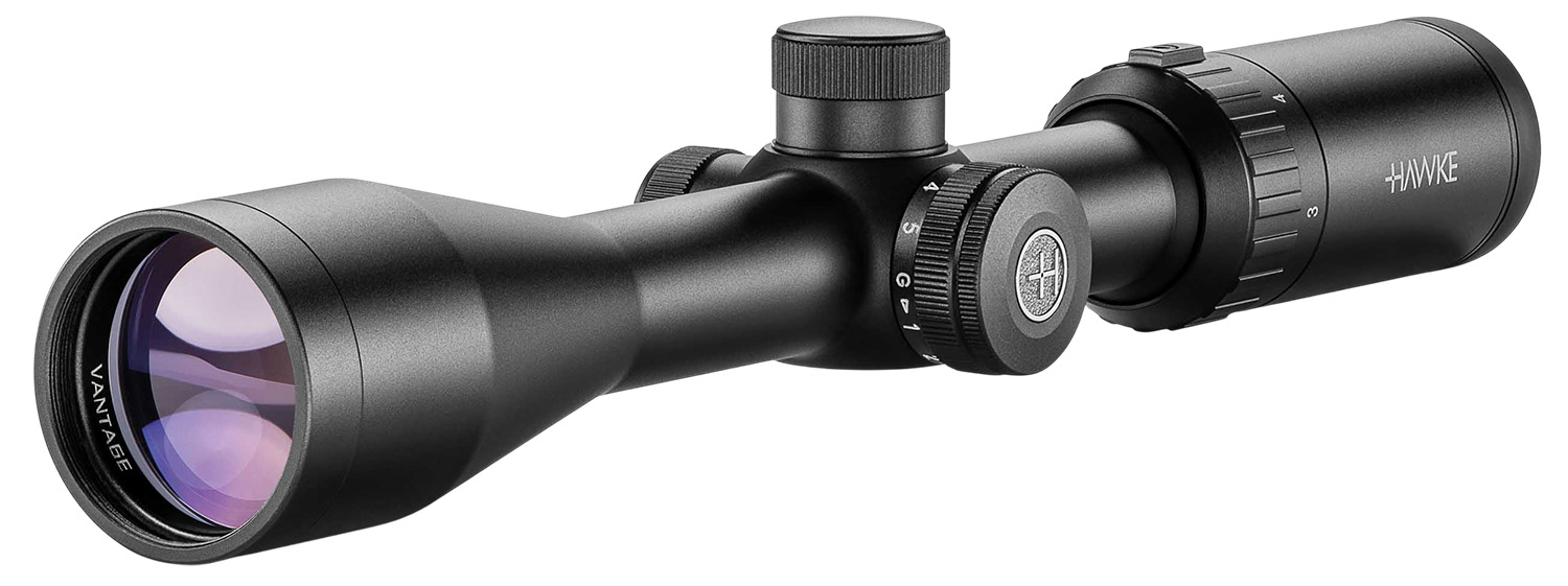 Hawke Sport Optics 14223 Vantage IR Riflescope Black 3-9x40mm 1" Tube Illuminated Red/Green Rimfire 22LR Subsonic Reticle