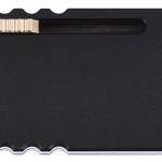 CRKT 9917 C.U.T. Sk-5 Steel OTF 0.62" Satin Blade, Titanium Handle 3.30" Long, Includes Pocket Clip