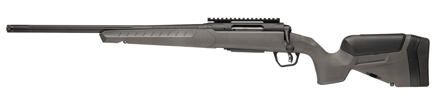 Savage Arms 32435 110 Trailblazer 308 Win 4+1 20" Fluted Barrel, Flat Dark Gray Adj LOP Synthetic Stock, Left Hand