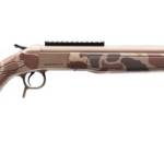 CVA CR4446D Cascade Takedown 300 Blackout 1rd 20" Flat Dark Earth Cerakote Stainless Steel Threaded Barrel & Receiver w/Picatinny Rail, Duck Camo Synthetic Stock