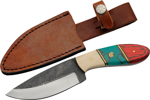 SZCO RITE EDGE 8.5" REDTAIL - HUNTER LEATHER SHEATH