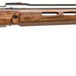 Savage Arms 18518 12 BTCSS Full Size 22-250 Rem 4+1 26" Matte Stainless Heavy Fluted Barrel, Matte Stainless Steel Receiver Drilled & Tapped, Satin Brown Thumbhole Laminate Stock, Right Hand