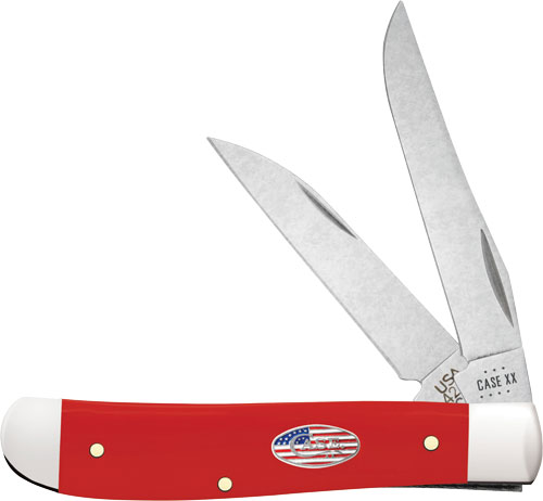 CASE KNIVES AMERICAN WORKMAN - RED SNYTHETIC MINI TRAPPER