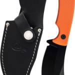 CASE KNIVES HUNTER CT3 ORANGE - TEXTURED G10 & LEATHER SHEATH