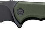 CIVIVI KNIFE MINI PRAXIS 2.98" - OD GREEN G10/BLACK CLAM PACK