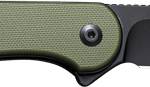 CIVIVI KNIFE ELEMENTUM II 2.96 - " OD GREEN G10/BLK CLAM PACK