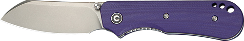 CIVIVI KNIFE CRABBY 2.7" G-10 - PURPLE STONEWASH LINER LOCK