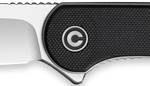 CIVIVI KNIFE ELEMENTUM 2.96" - BLACK G10/SATIN D2 CLAM PACK