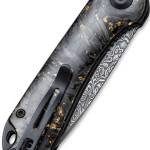 CIVIVI KNIFE ELEMENTUM 2.96" - SHREDDED CBN FBR/GOLDEN DMSCS