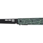 CRKT ZEPHYR 3.22" PLAIN EDGE GRN/WHT