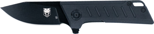 COBRATEC SMALL RIPTIDE FOLDER - 2" BLACK/BLACK D2 BLADE