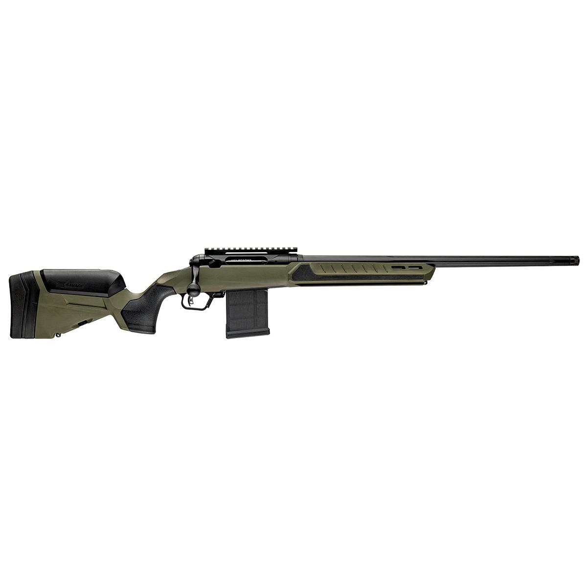Savage 110 Core Hunter Predator Rifle 22-250 Rem 10rd Magazine 22" Threaded Barrel Hunter Green Synthetic Stock