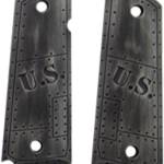 Hogue Govt. Model Aluminum - 1911 U.S. Green Distressed Grip