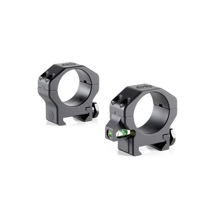 RPM Precision 30mm Low (.885'') Scope Rings with Co-linear Bubble Level